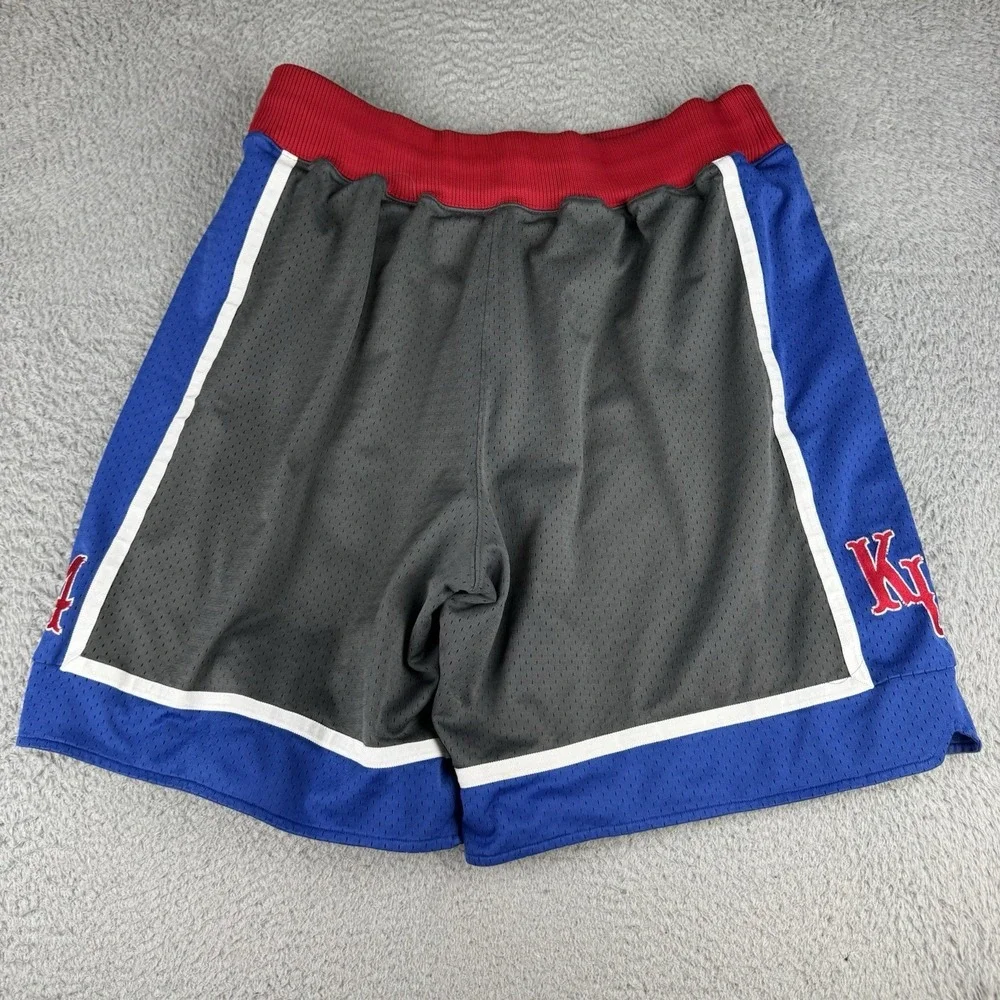 Vintage Nike Authentic Kansas‎ JayHawks Basketball Shorts L Paul Pierce Celtics